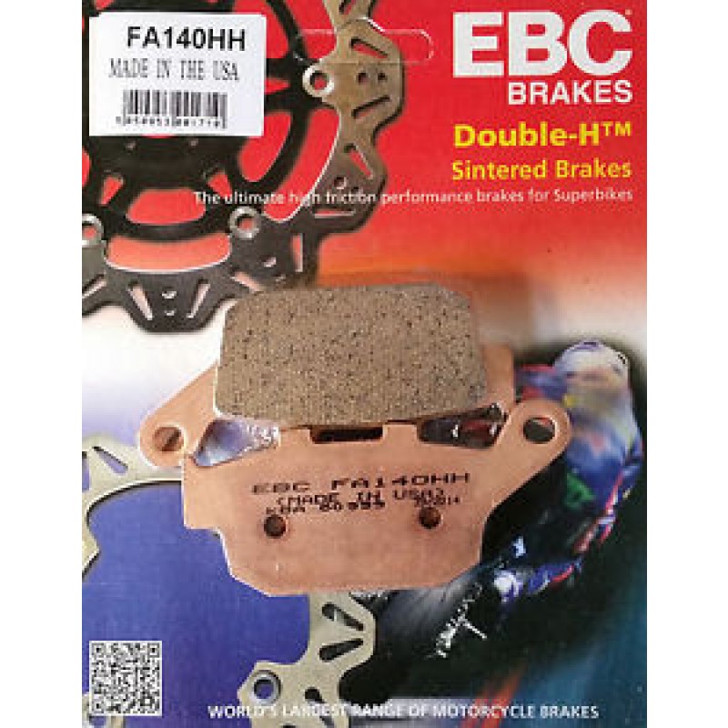 EBC Brakes Double-H Sintered Superbike Brake Pads Rear - FA140HH EBC Brakes Double-H Sintered Superbike Brake Pads Rear - FA140HH